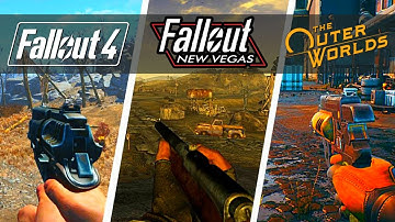 Fallout 4 Vs The Outer Worlds Vs Fallout New Vegas | Fallout Games & Fallout Inspired Game Compared