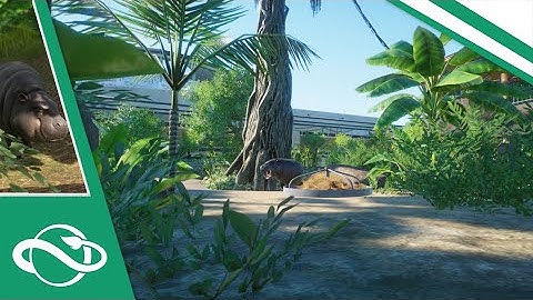 Harambe Zoo - Pygmy Hippo & Nile Monitor Habitat - Planet Zoo SPEEDBUILD