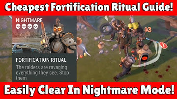 Best Way To Clear Fortification Ritual In Nightmare Mode At Commune Event In Last Day On Earth!