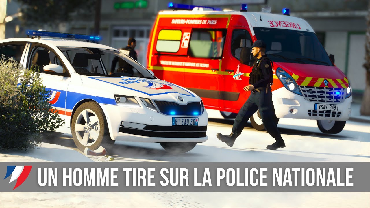 UN HOMME TIRE SUR LA POLICE | GTA5 - LSPDFR #544