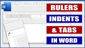 Rulers, Indents and Tabs in Word | Microsoft Word Tutorials