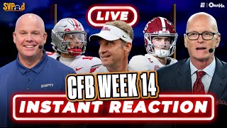 CFB Week 14 REACTIONS! Lane Kiffin DRAMA + Who should get in the CFP? SVP reacts 🏈 | SVPod Wealth