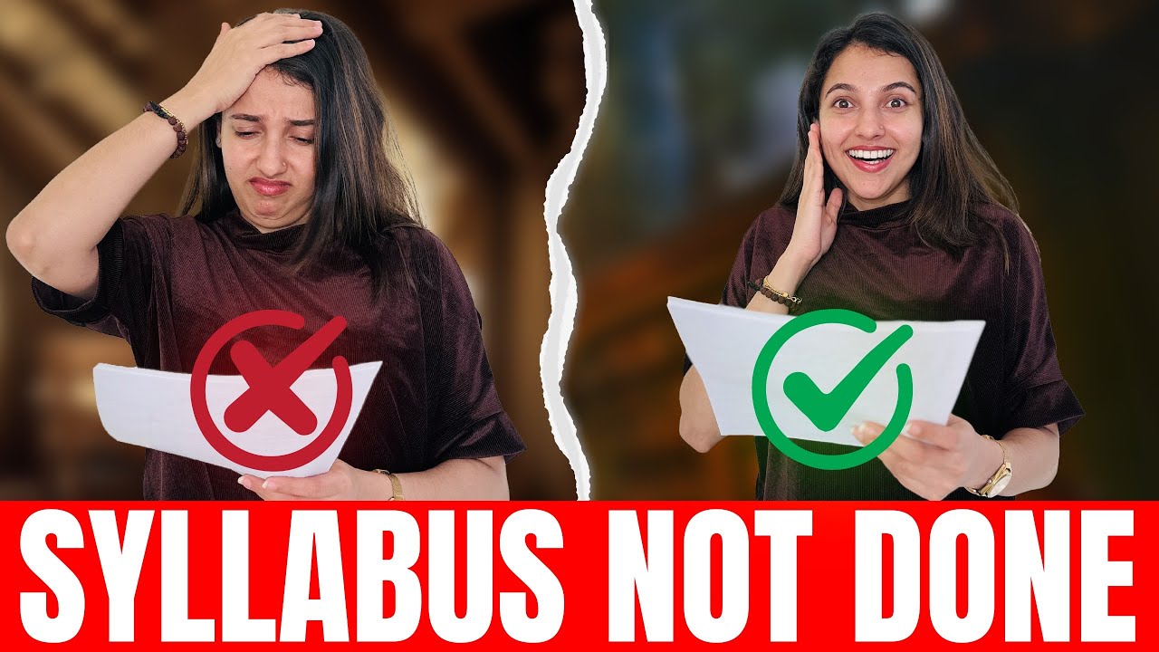 How to Study When Time Is Running Out😇