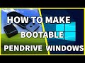 How to make bootable pendrive