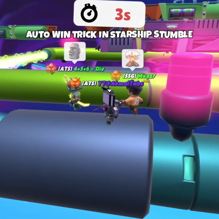 AUTO WIN TRICK IN STARSHIP STUMBLE GUYS 😎 #shorts #stumbleguys #manifestedit