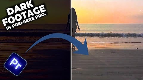 How To LIGHTEN Dark FOOTAGE In Premiere Pro - BRIGHTEN DARK Video Premiere Pro