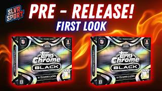 🔥 BEAUTIFUL CARDS! 🔥 - 2025 Topps Chrome BLACK Football Hobby Box (X2)
