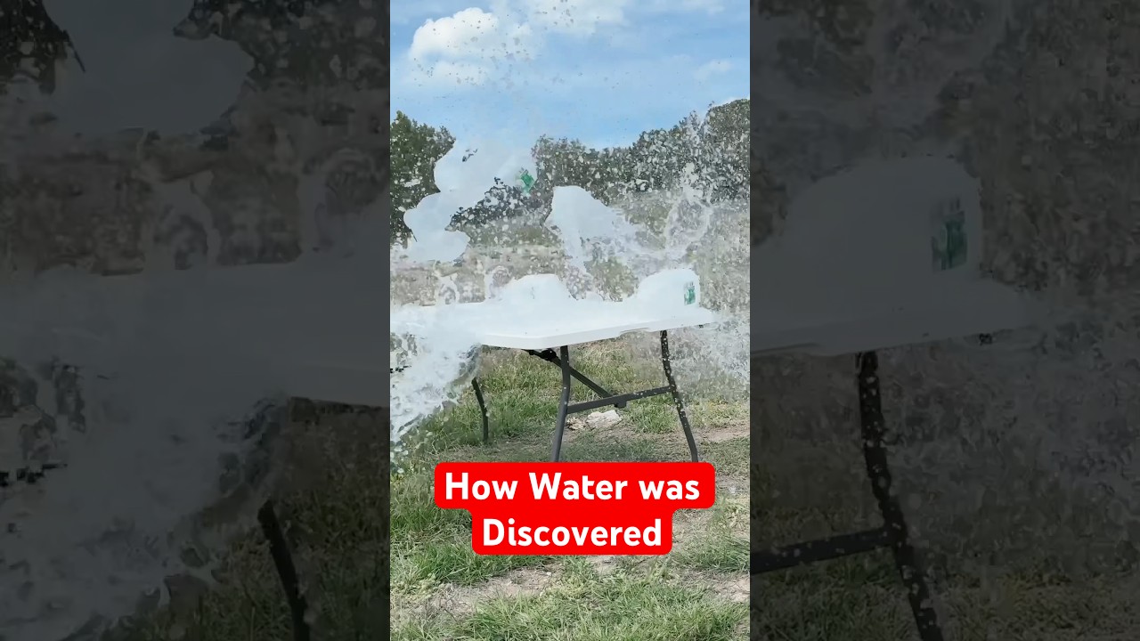 This is how water was discovered!!