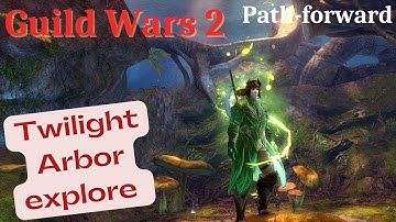 Twilight Arbor explorable dungeon level 55. Path to go forward. [Guild Wars 2]