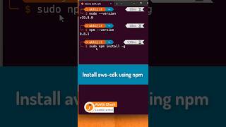 How To Install Aws Cdk To Work In Javascript?