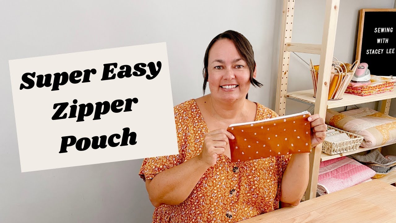 Easy Zipper Pouch with Lining: Beginner-Friendly Tutorial– CHARLOTTE KAN