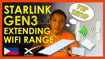 STARLINK GEN 3 EXTENDING WIFI RANGE UP TO 10KM P2P USING MIKROTIK HEX + COMFAST CF-E314N V2 ROUTER