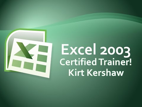 Excel 2003 Beginner