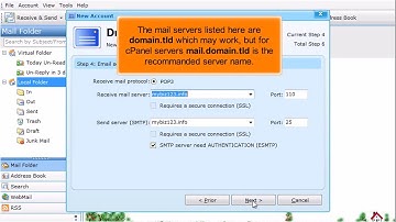 DreamMail: How to Configure a POP email account with SSL