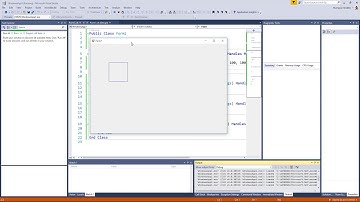 How to draw a rectangle using Visual Basic