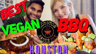 BEST VEGAN BBQ IN TEXAS! (Houston Sauce Pit)