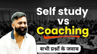 Famous Self study 📚 vs coaching 🎯 l Rajveer sir l Springboard l New Ras batch seminar Wealth