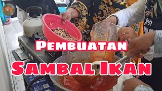 Proses pembuatan sambal ikan || Pelatihan pengolahan hasil perikanan
