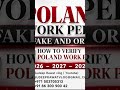 https://youtube.com/live/JFAr3C9JfNo HOW TO VERIFY POLAND 🇵🇱 WORK PERMITS