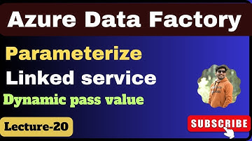 20.  Linked service parameterization in azure data factory | Azure data factory