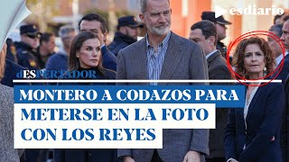 De Vergüenza Montero A Codazos Para Meterse En La Foto Con Los Reyes En La Tragedia De Adamuz