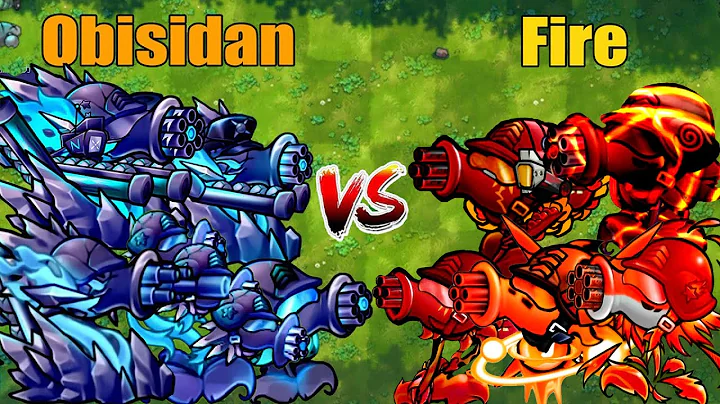 PVZ 1 Fusion 3.1 Challenge!! Team Obsidian VS Team Fire VS 300 Zombie Random - Who Will Win?