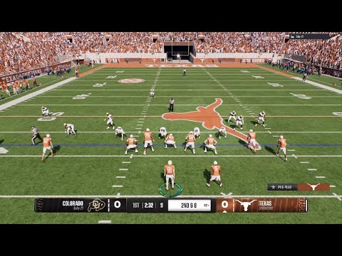 College Football 25 Stutter Step Juke Touchdown Texas Longhorns
