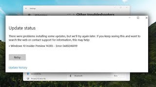 How to Fix Windows Update Error Code 0x80246019 [Solution]