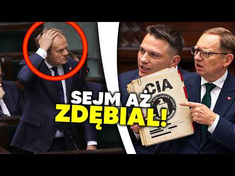 TUSK WENT PALE! CONFEDERATION MP SUDDENLY GRABBED THE MIC AND STRUCK BACK!