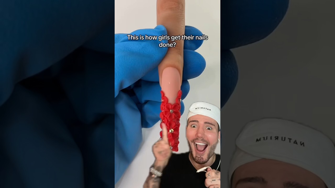 CRAZY NAIL ART ROUTINE!😱 (follow for more!💗) 