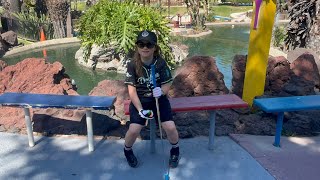 ⛳️ Mini Golf at Castle Park in Sherman Oaks ⛳️🫶🏻🐸🩷🙊😻