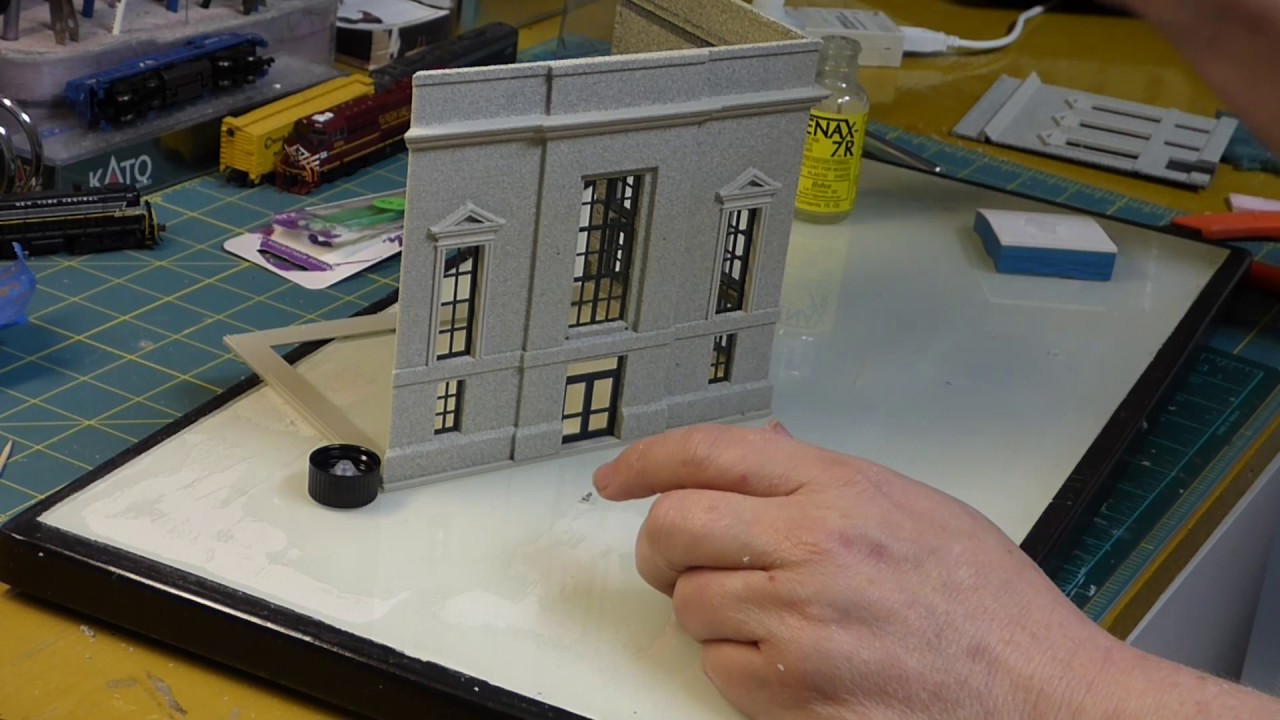 How to Build Walthers HO Scale Union Station Part 3 YouTube