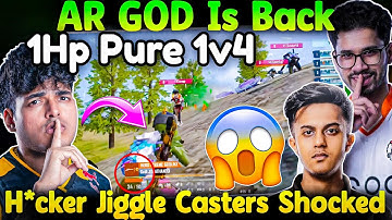 AR GOD IS BACK☠️🥶 Jonathan 1hp 1v4 VXT🤯 H*ker Jiggle🔥 Caster Full Shocked😲