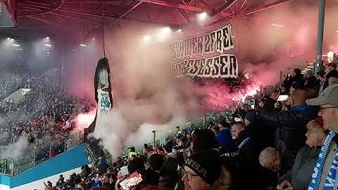 FC Hansa Rostock - Hannover 96 || - Pyro, Choreo - 4.Advent 2024 - 3. Liga - Ostseestadion, 22.12.24