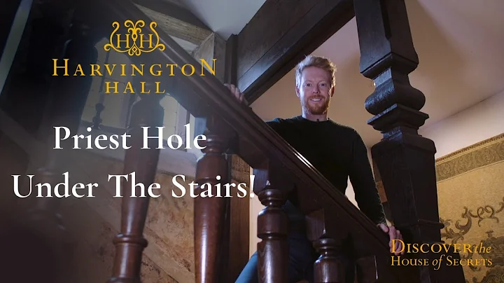 Priest hide under the stairs at Harvington Hall