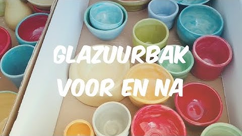 Pottery glaze firing: A before and after transformation revealed.