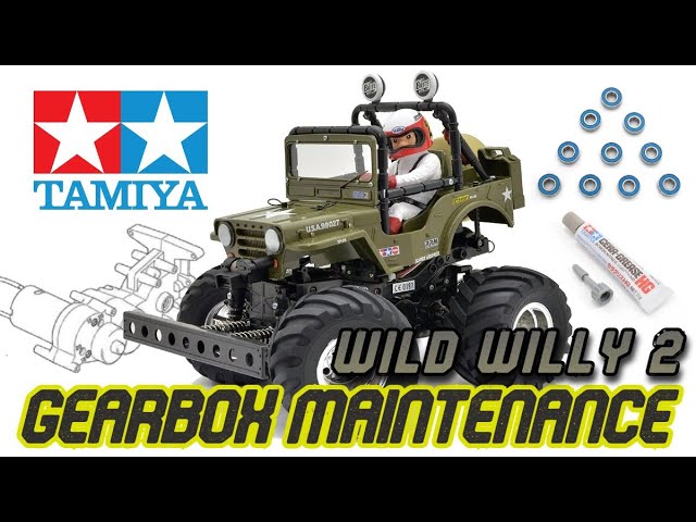 新品未組み立て　TAMIYA WILD WILLY 2 WR-02ベアリング付き Tamiya Wild Willy 2 (WR-02) Bausatz #58242