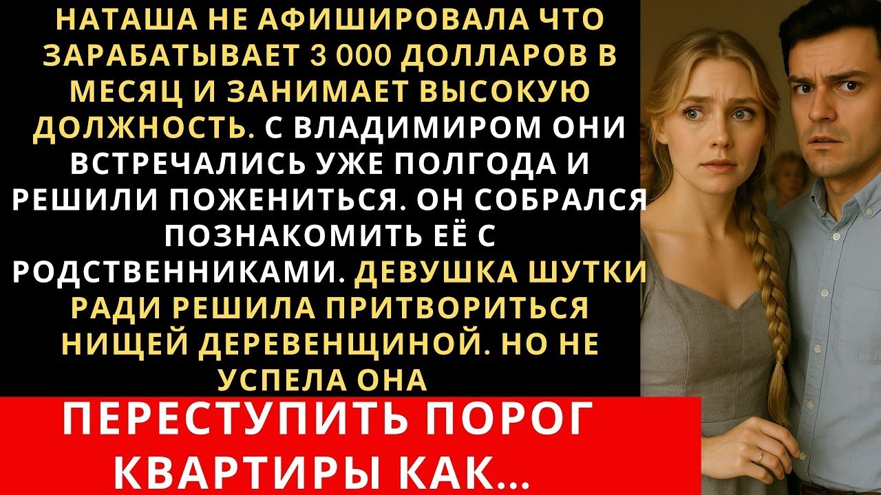 Наташа скрыла от жениха и будущей свекрови что богата, но когда она пришла свататься остолбенела