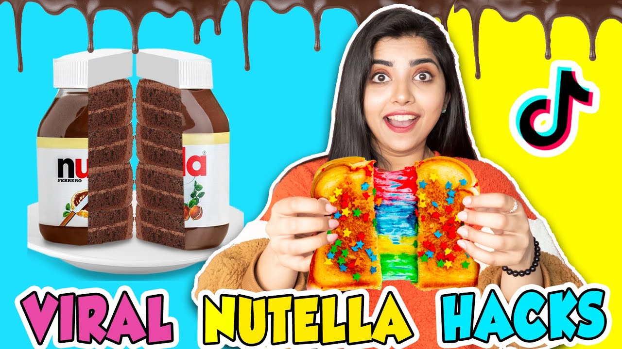 Testing TikTok NUTELLA HACKS to see if they work *wowziee *🤯🤩