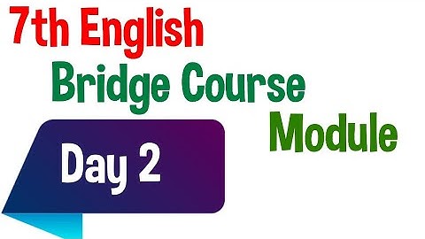 7th English Bridge Course Module, Day 2, Page number 31 & 32
