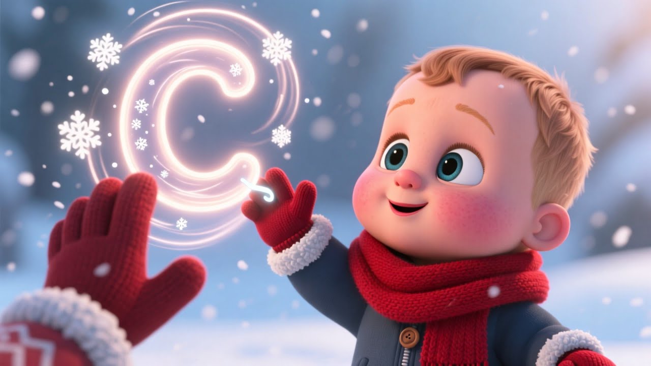 Sheep ABC Snow Ride! ❄️🐑 | Learn A to Z Alphabet for Kids | Fun ABC Winter Adventure