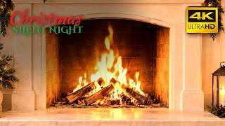 Soft Christmas Piano & Crackling Fire - Warm Cabin Ambience for Calm Winter Nights screenshot 4