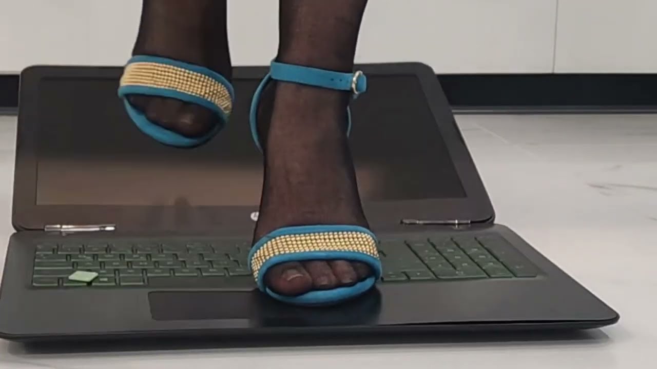 crushing laptop sound experiment asmr