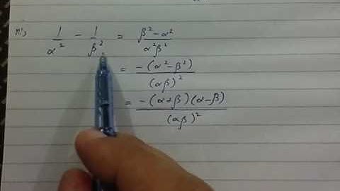 XI Math Chap 3 - Equations Ex 3.6 (Sum/Product of Roots) Sol by Sir Ahsan Abdullah Patel - Part 7