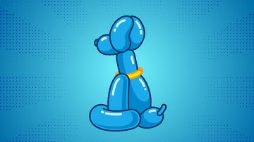 twister the dog turning front with Clown wig amd red Ball nose 🤡