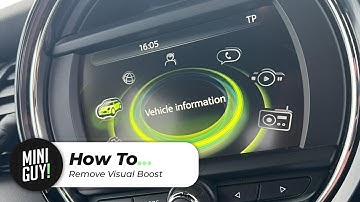 How To Remove Mini F56 Head Unit | How To Fix Mini Radio Visual Boost | The Mini Guy | F56 Mini One