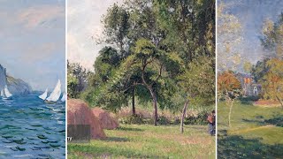 Impressionist Art TV — Silent Art Gallery · June 17 Morning | Haystacks Morning Érag… & others