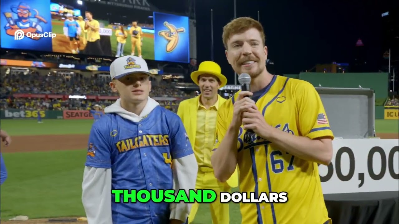 Baseball Player Wins $50,000 in EPIC At Bat!