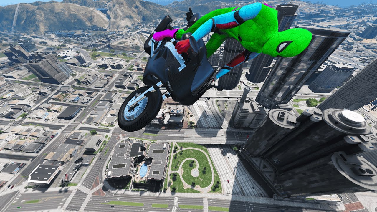 very funy bick driving and car rugh driving and bug fun