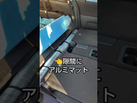 車中泊仕様にしてみた